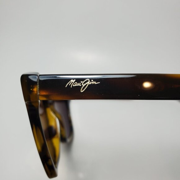 Maui Jim Shave Ice Sunglasses Tortoise Shell MJ533-10 w Case and Pouch and Cloth - Picture 8 of 14